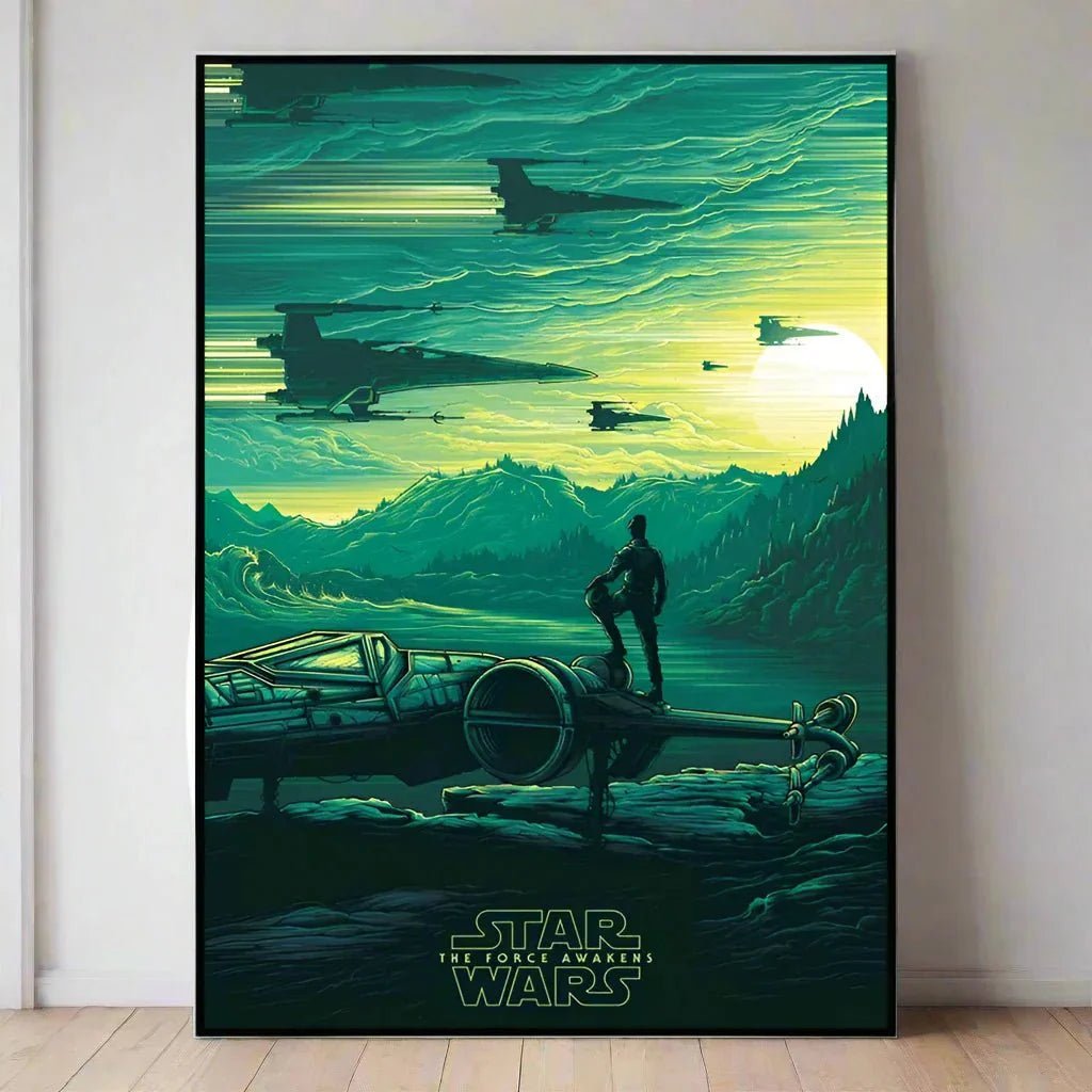 StarWarsArt™ - Le Réveil De La Force Vert - Inspire Maison