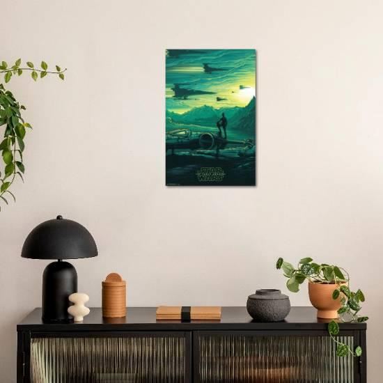 StarWarsArt™ - Le Réveil De La Force Vert - Inspire Maison