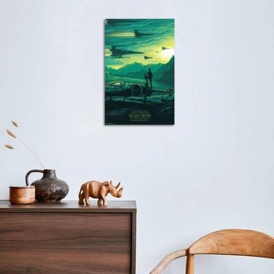 StarWarsArt™ - Le Réveil De La Force Vert - Inspire Maison