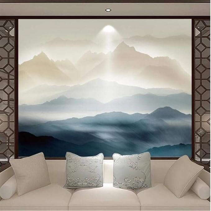 ArtisticWallpaper™ - Montagnes Zen - Inspire Maison