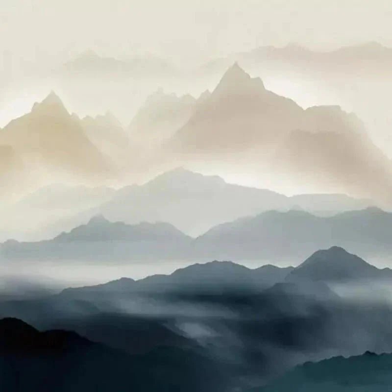 ArtisticWallpaper™ - Montagnes Zen - Inspire Maison